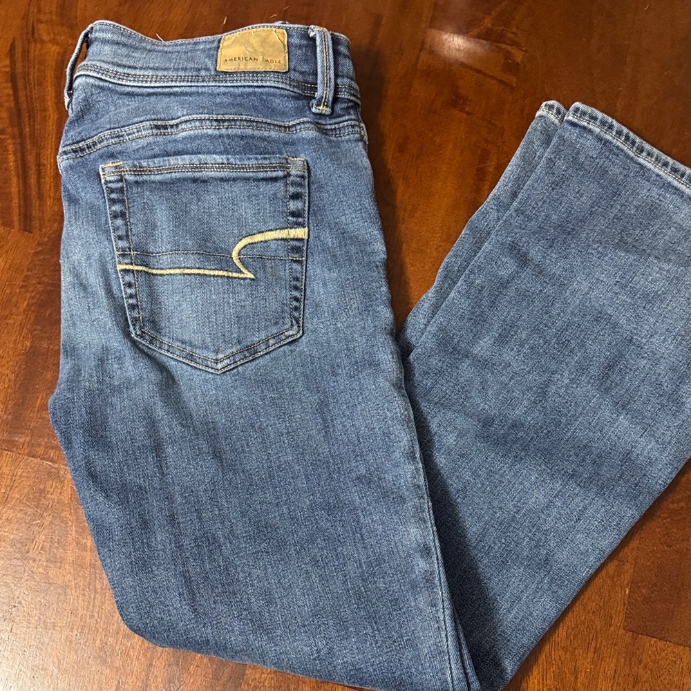 American Eagle Outfitters Women's Blue Boot Cut Jeans